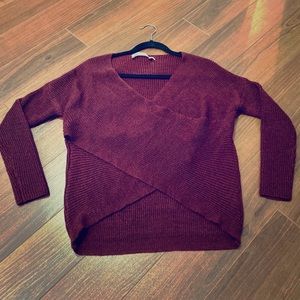 ASTR The Label Mae Wrap Front Sweater